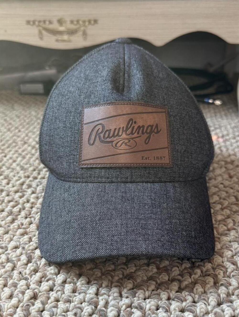 Rawlings grey baseball cap